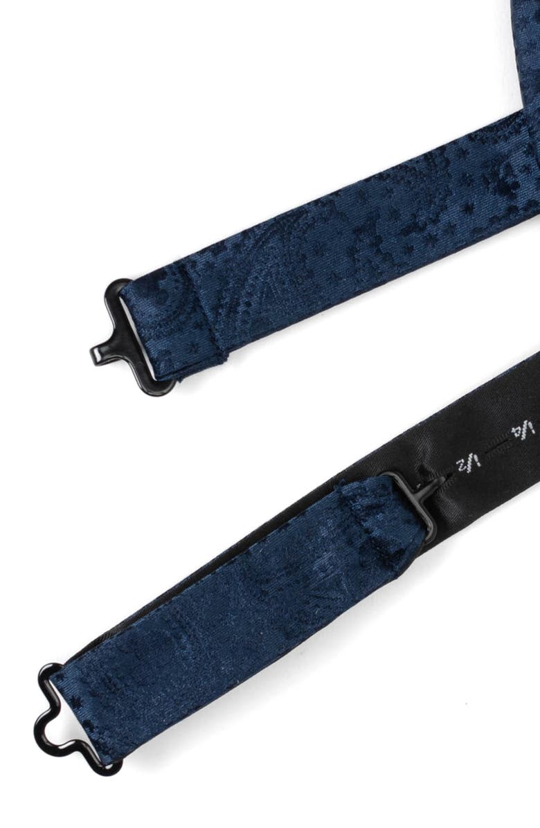 Cufflinks, Inc. Mickey Mouse Paisley Silk Bow Tie, Alternate, color, Navy