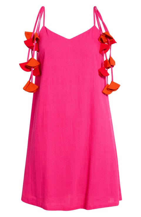 Karine Tassel Strap Minidress