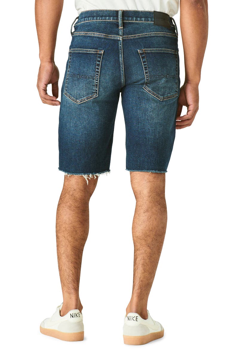 Athletic Slim Fit Denim Shorts, Alternate, color, DOVER BLUE