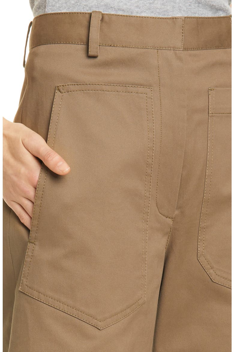 Myriam Sculpted Stretch Twill Pants, Alternate, color, UTILITY BROWN