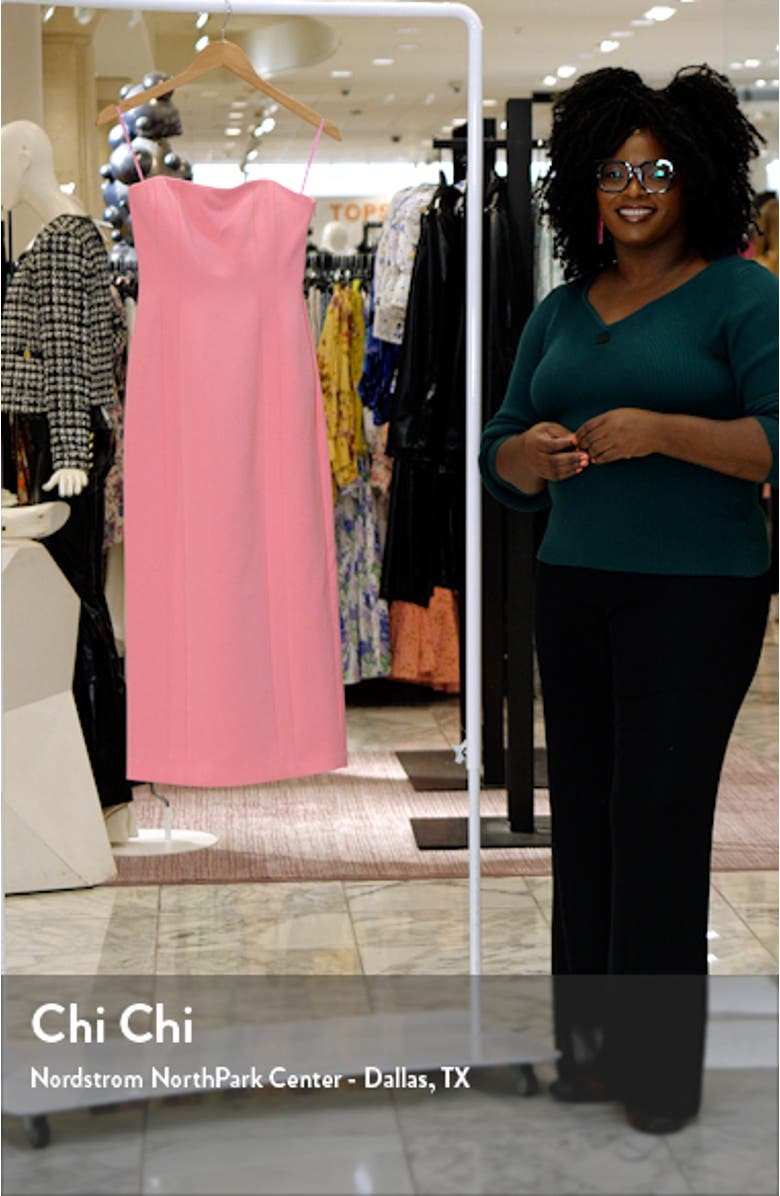 Elizabeth Strapless Midi Dress