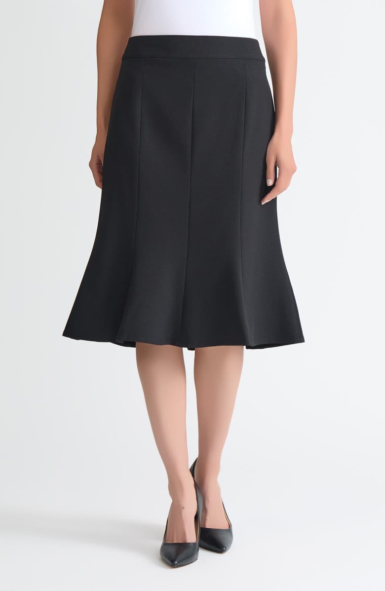 KASPER Trumpet Skirt, Main, color, Black