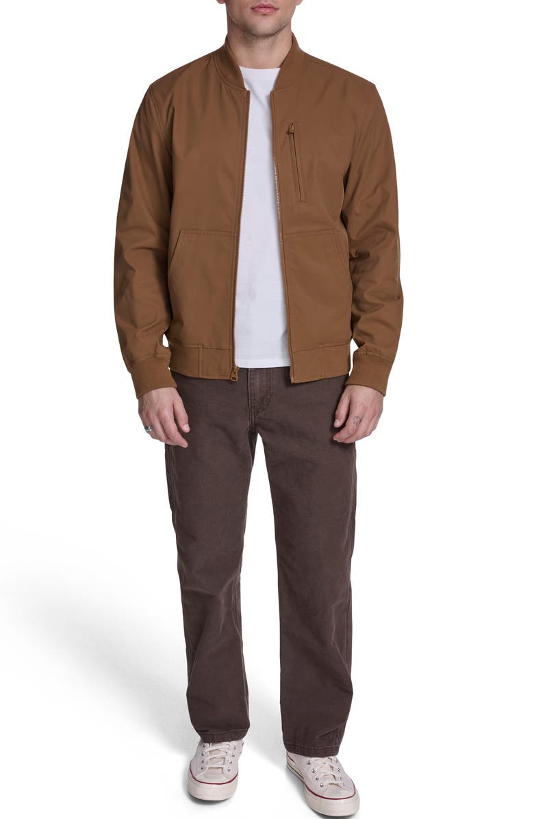 Levi's Oxford Water Resistant Bomber Jacket, Alternate, color, Brown