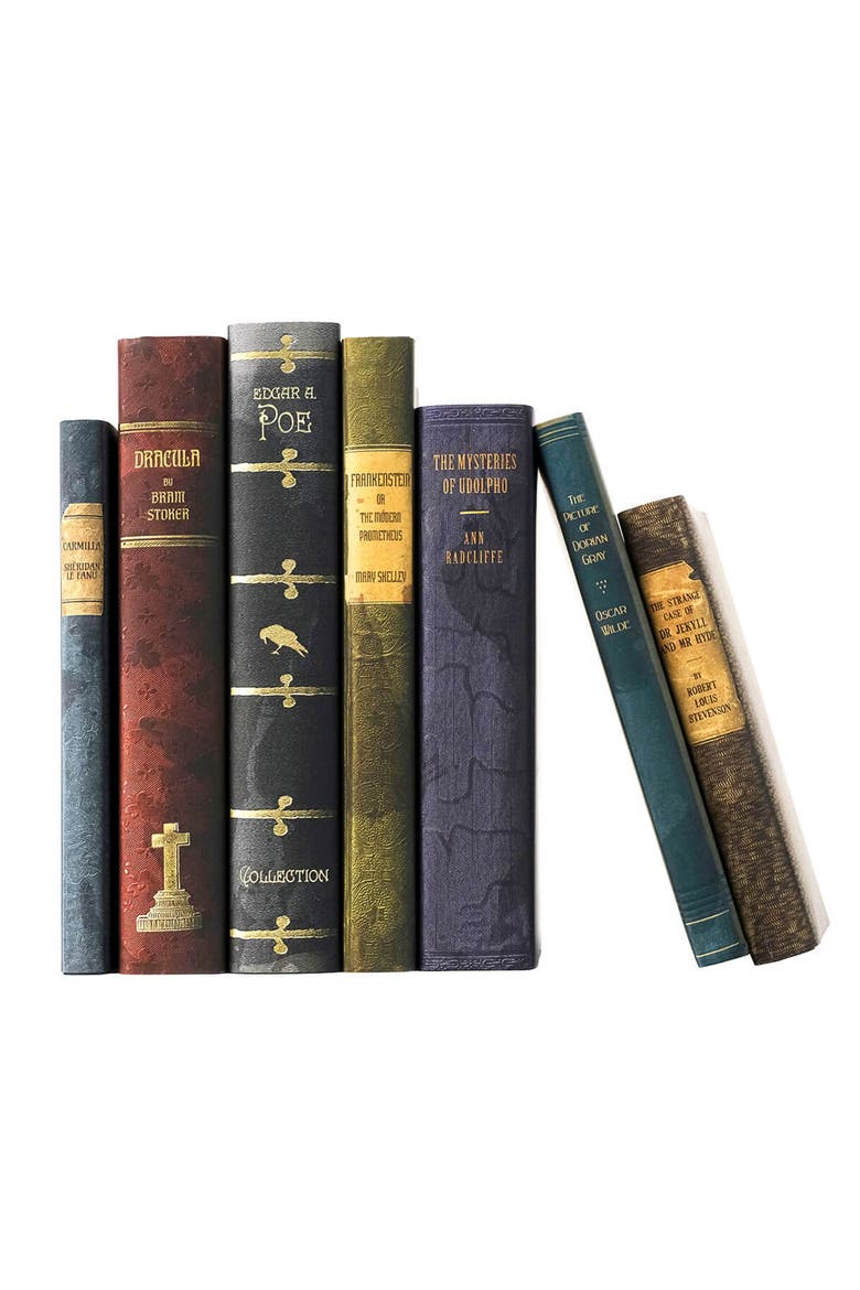 Gothic Horror Classics Book Set, Alternate, color, Multi
