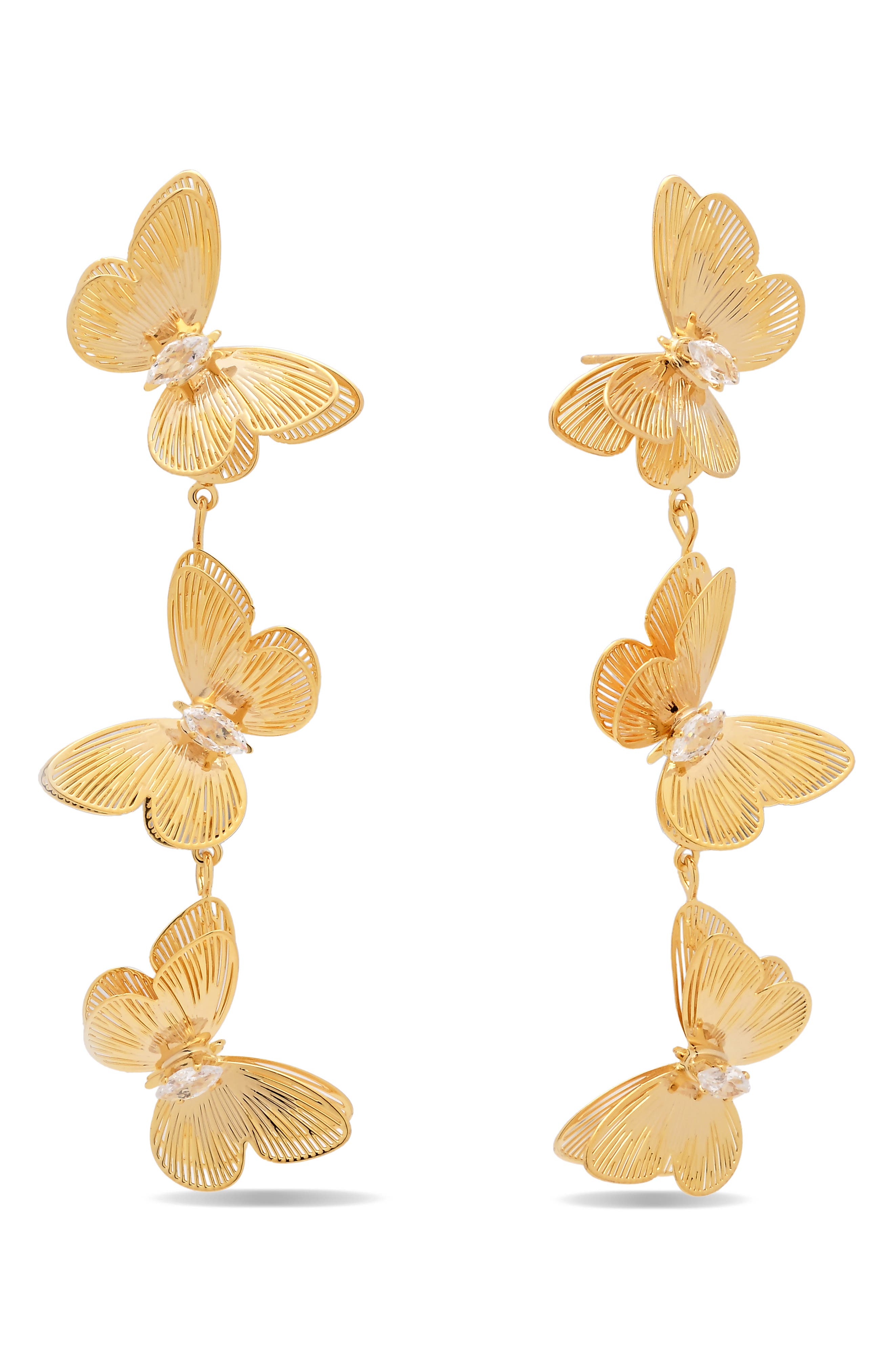 EYE CANDY LOS ANGELES Sienna Flutter Statement Earrings
