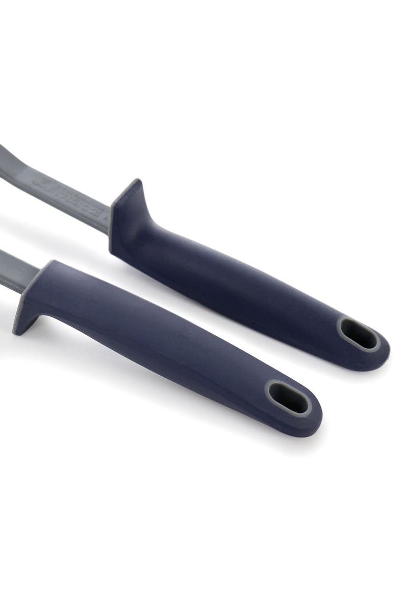 Bluemarine 2 Piece Ladle and Pasta Server Utensil Set, Alternate, color, Navy
