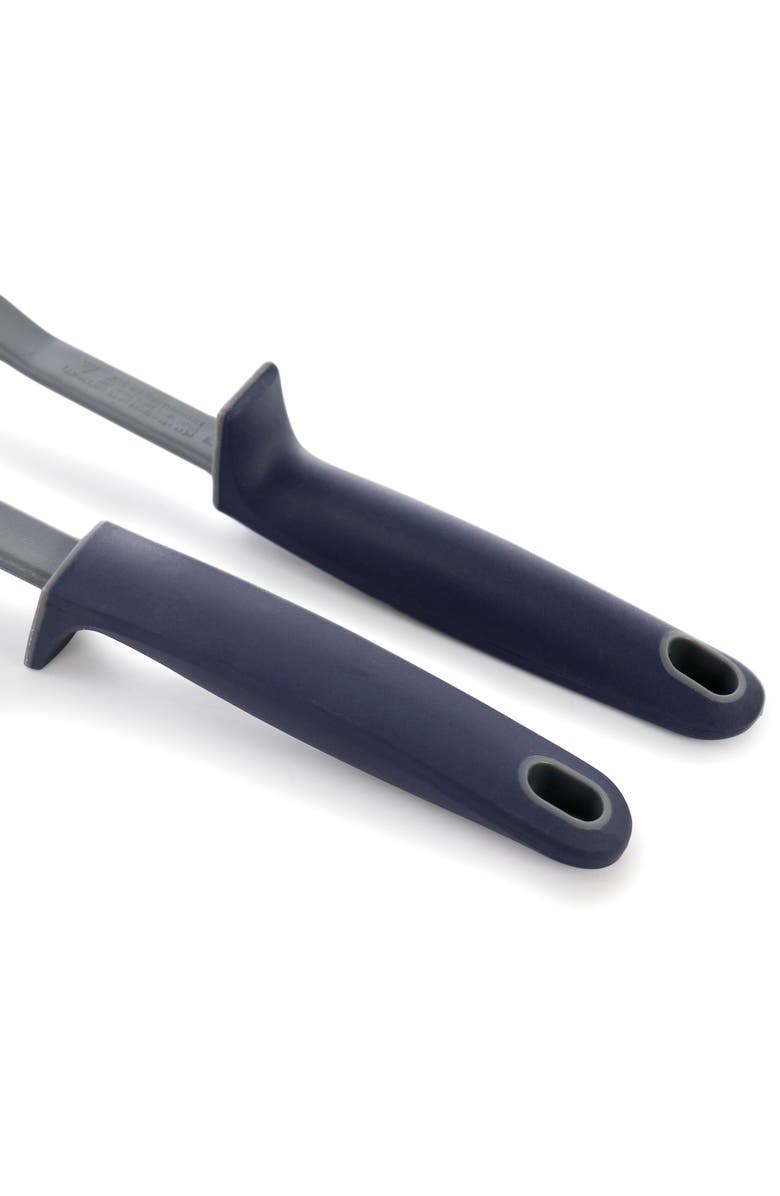 OSTER Bluemarine 2 Piece Ladle and Pasta Server Utensil Set, Alternate, color, Navy