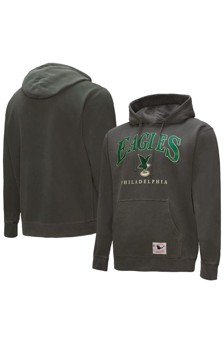Mitchell & Ness Gray Philadelphia Eagles Slot Pullover Hoodie, Main, color, Gray