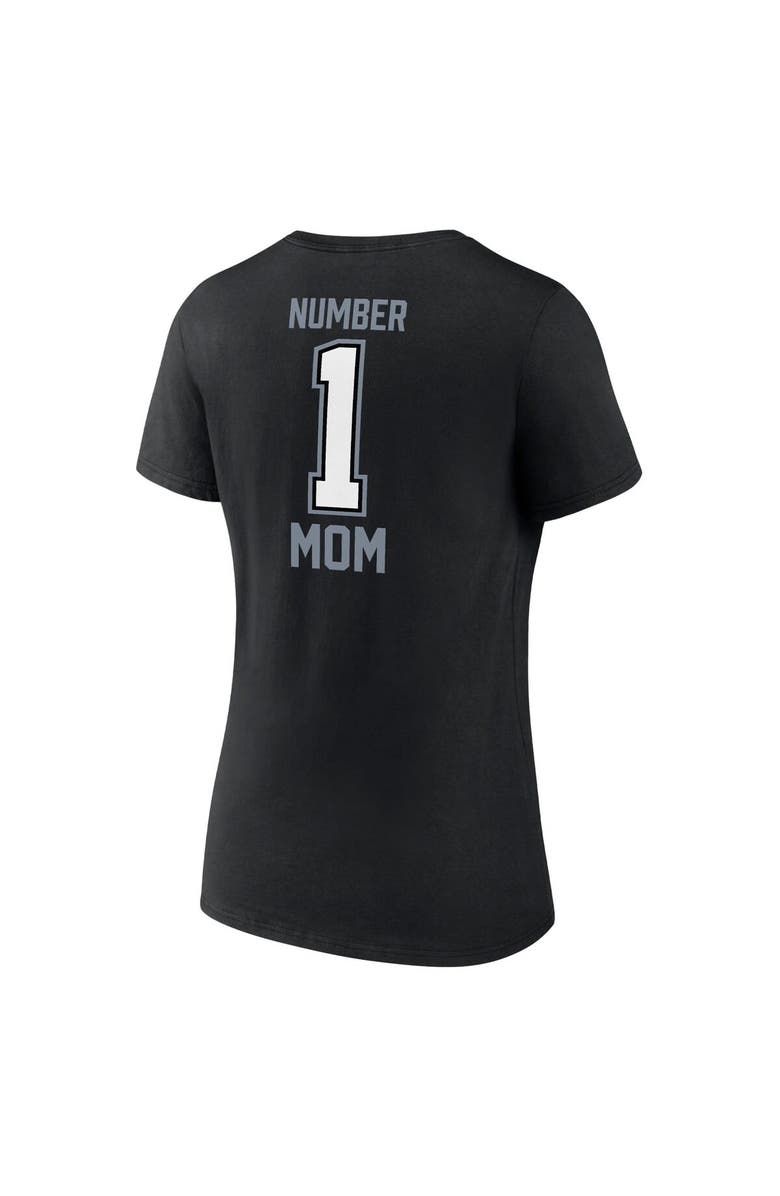 FANATICS Women's Fanatics Branded Black Las Vegas Raiders Mother's Day V-Neck T-Shirt, Alternate, color, Black