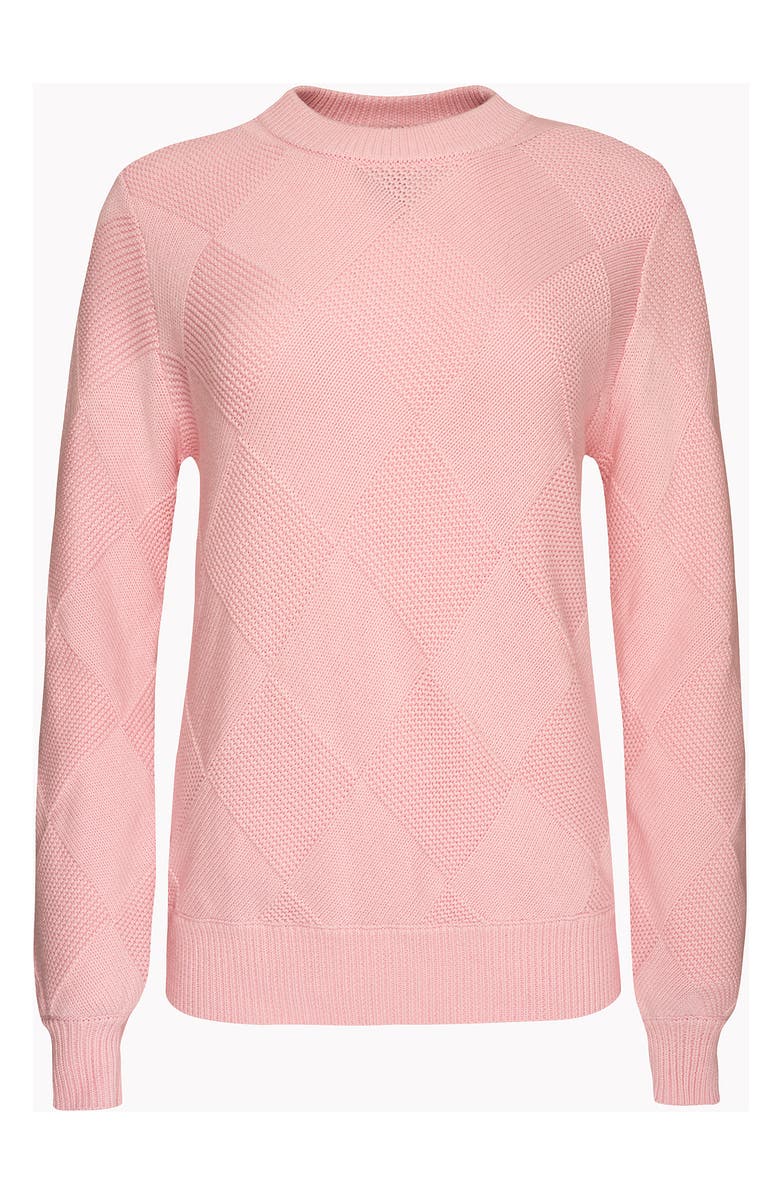 Sweaty Betty Diamond Knit Cotton & Wool Sweater, Alternate, color, 