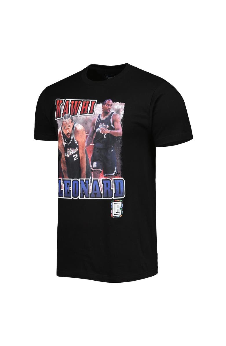 Stadium Essentials Unisex Stadium Essentials Kawhi Leonard Black LA Clippers City Edition Double Double Player T-Shirt, Alternate, color, 