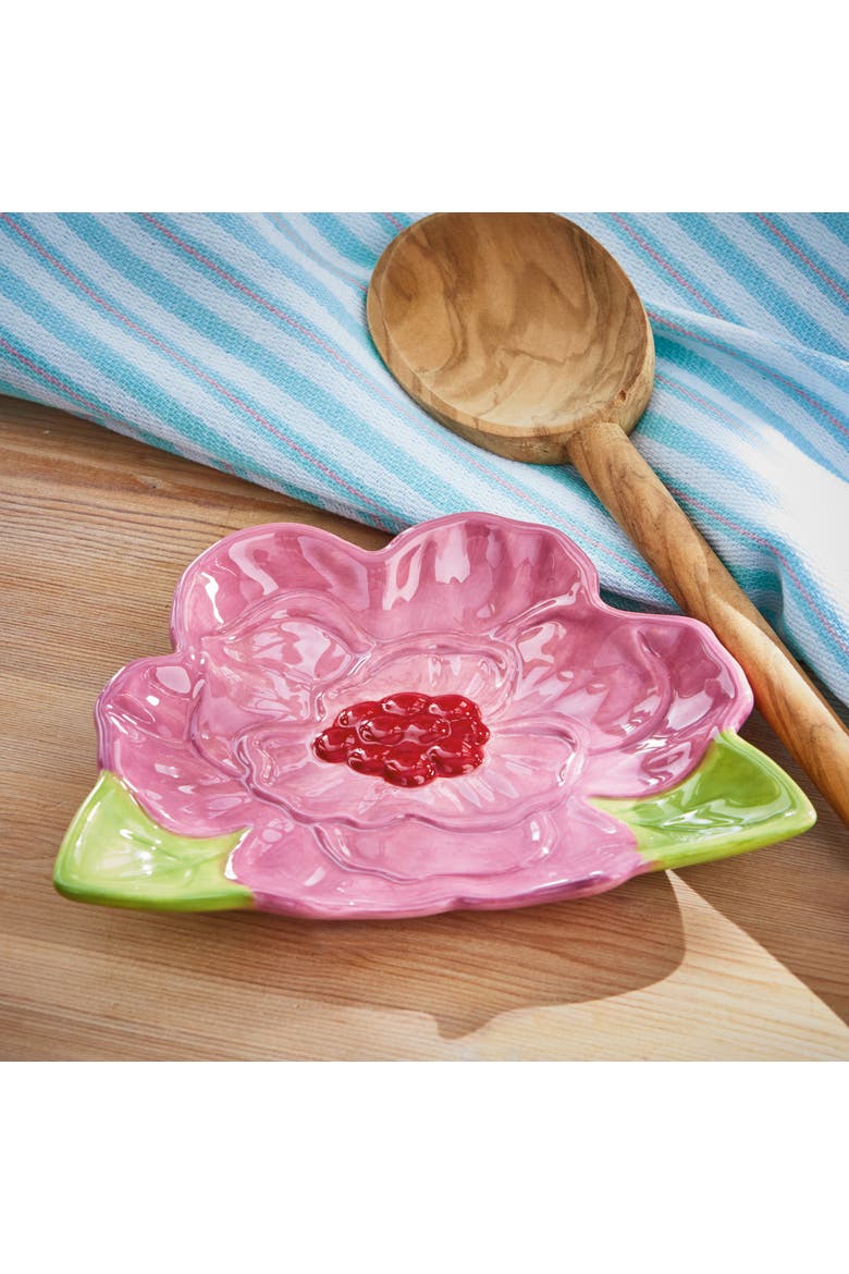 In Bloom Spoon Rest Kitchen Accessory Dishwasher Safe, Alternate, color, pink