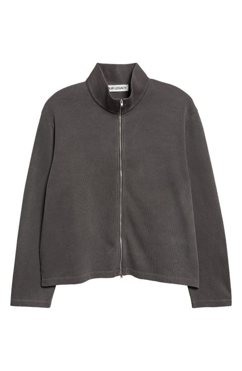 Shrunken Rib Full Zip Sweatshirt