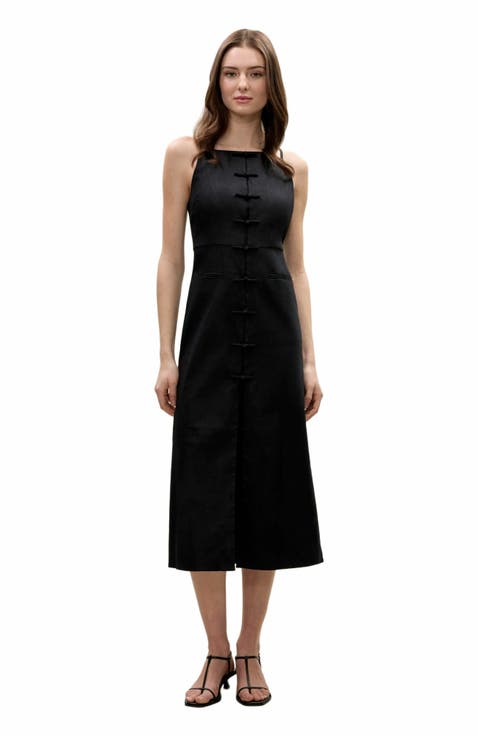 Beatrice Stretch Linen Dress