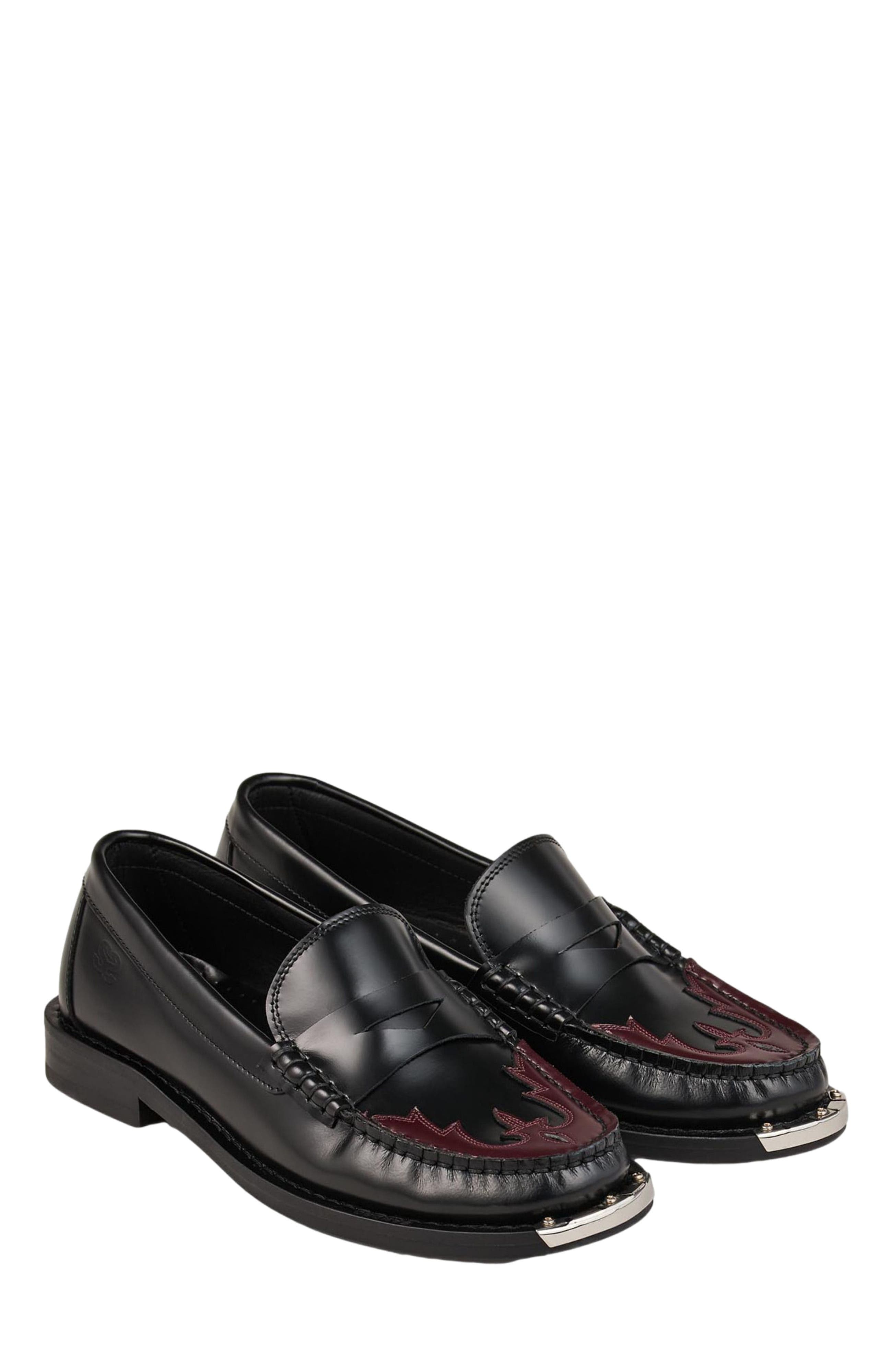 SANDRO Western loafers, Alternate, color, 