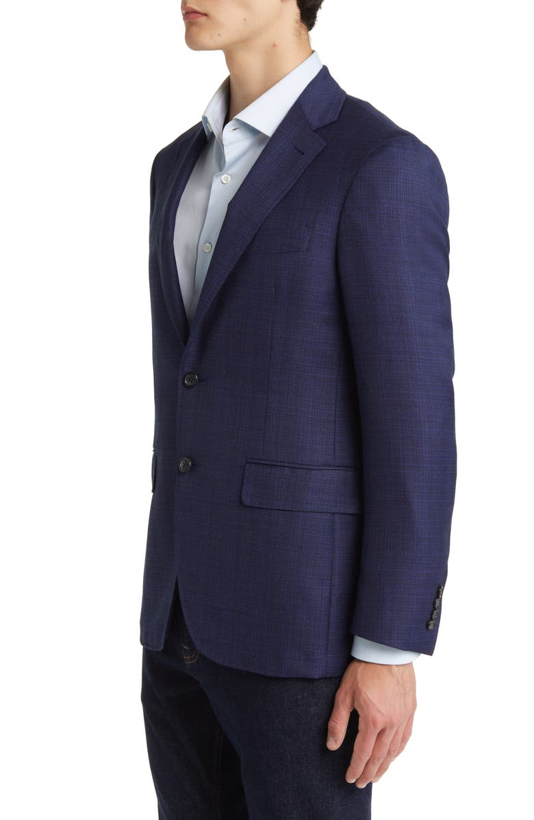 Canali Kei Trim Fit Super 130s Wool Sport Coat, Alternate, color, 