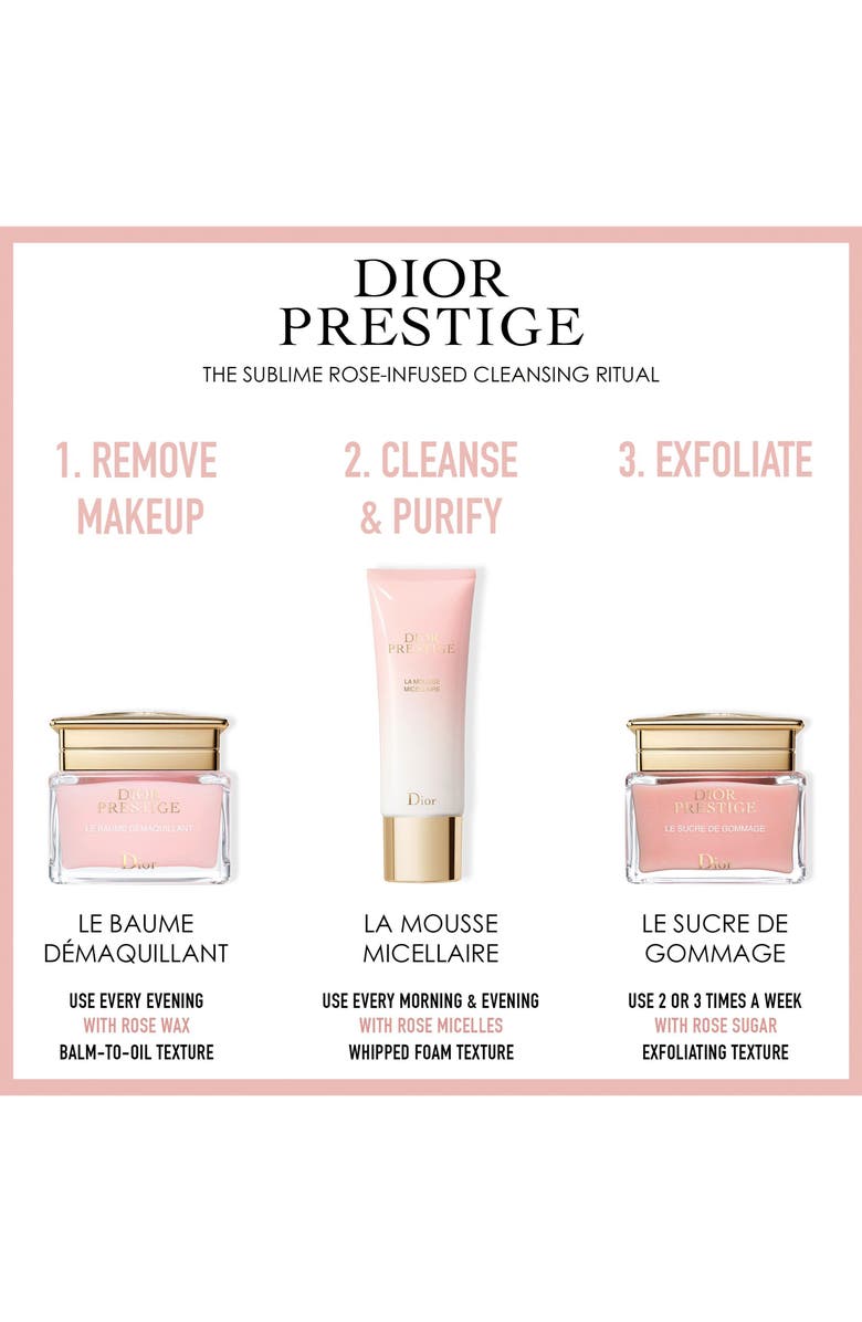 DIOR Prestige La Mousse Micellaire Rose Whipped Mousse Cleanser, Alternate, color, 