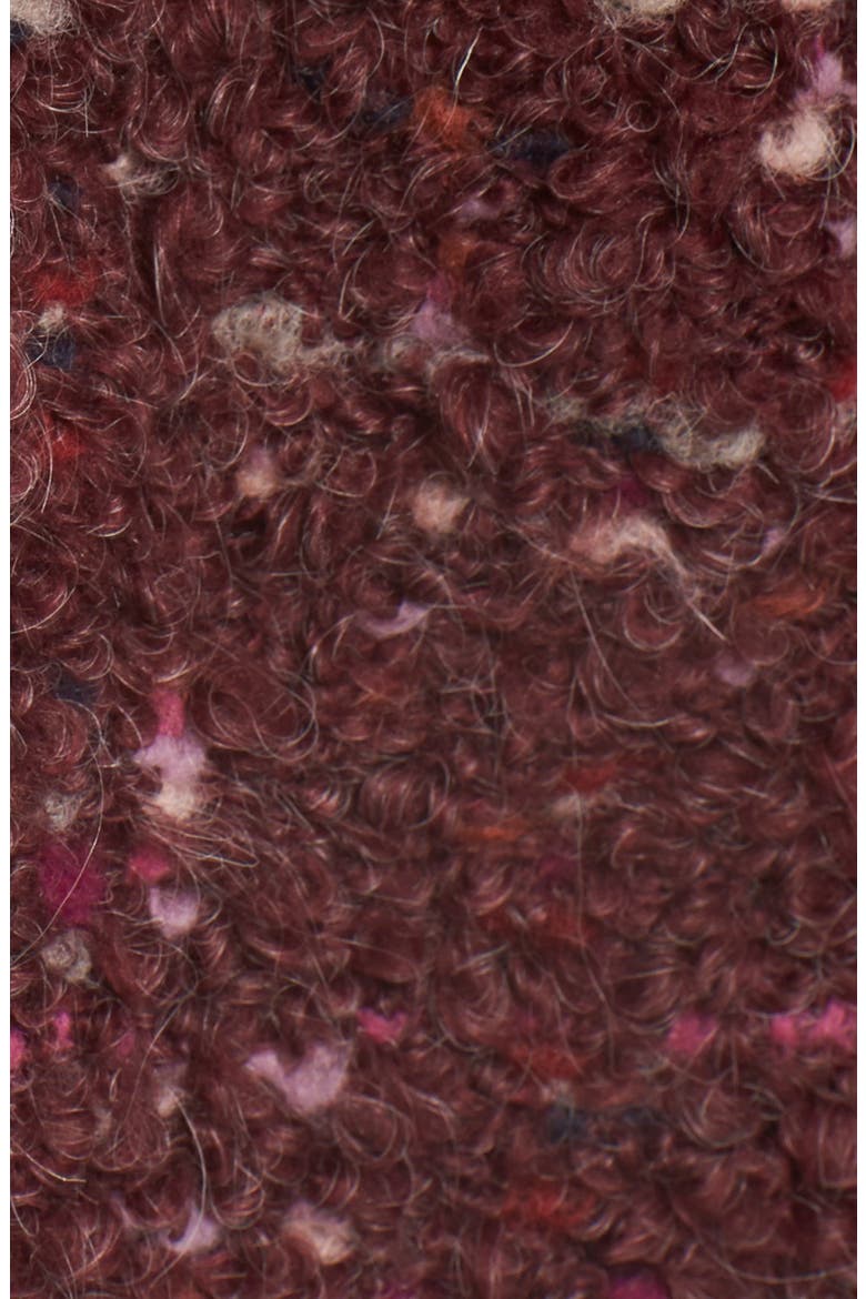 'Bebe' Coat, Alternate, color, MERLOT