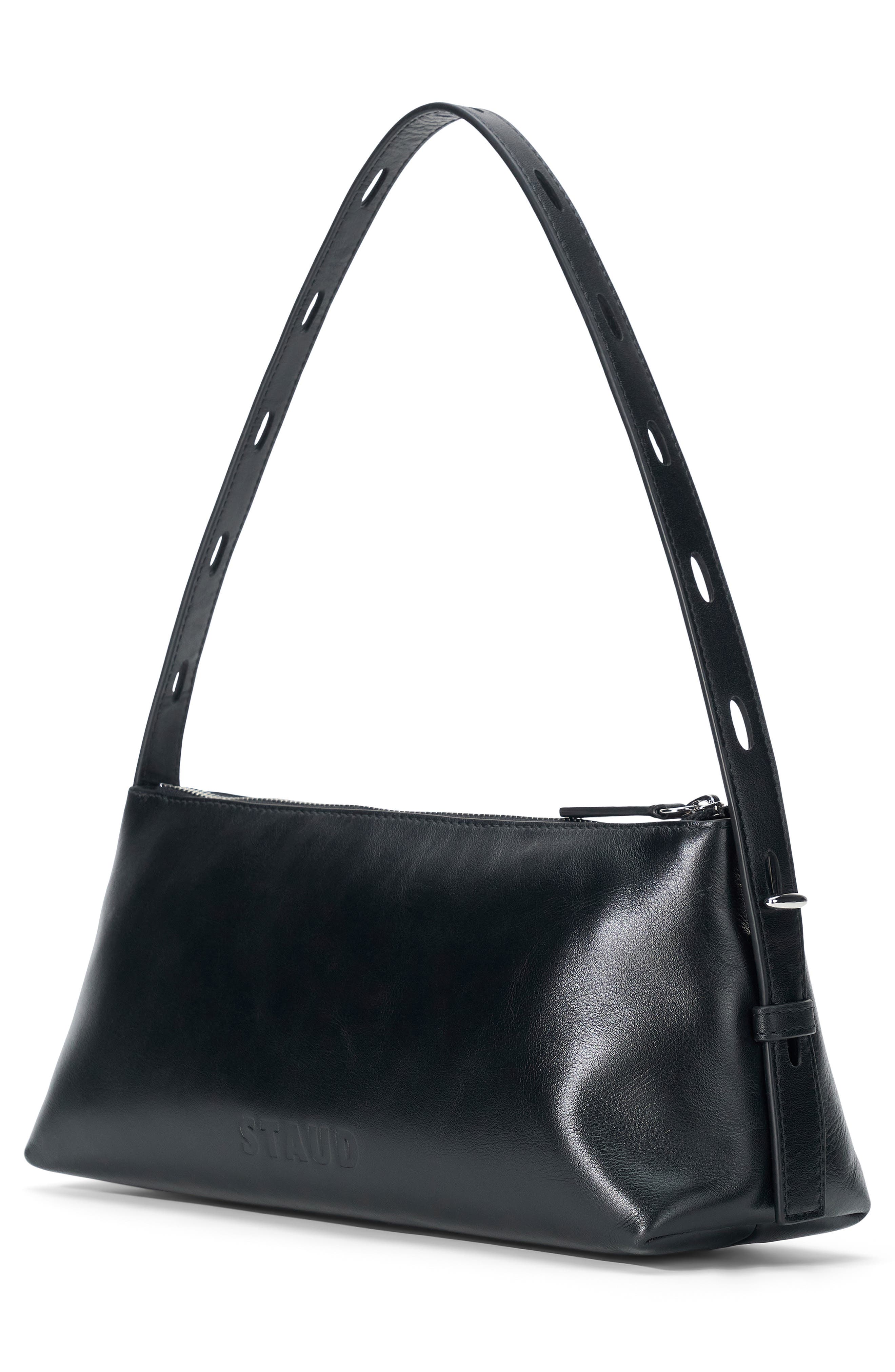 STRADA SHOULDER BAG, Alternate, color, BLACK