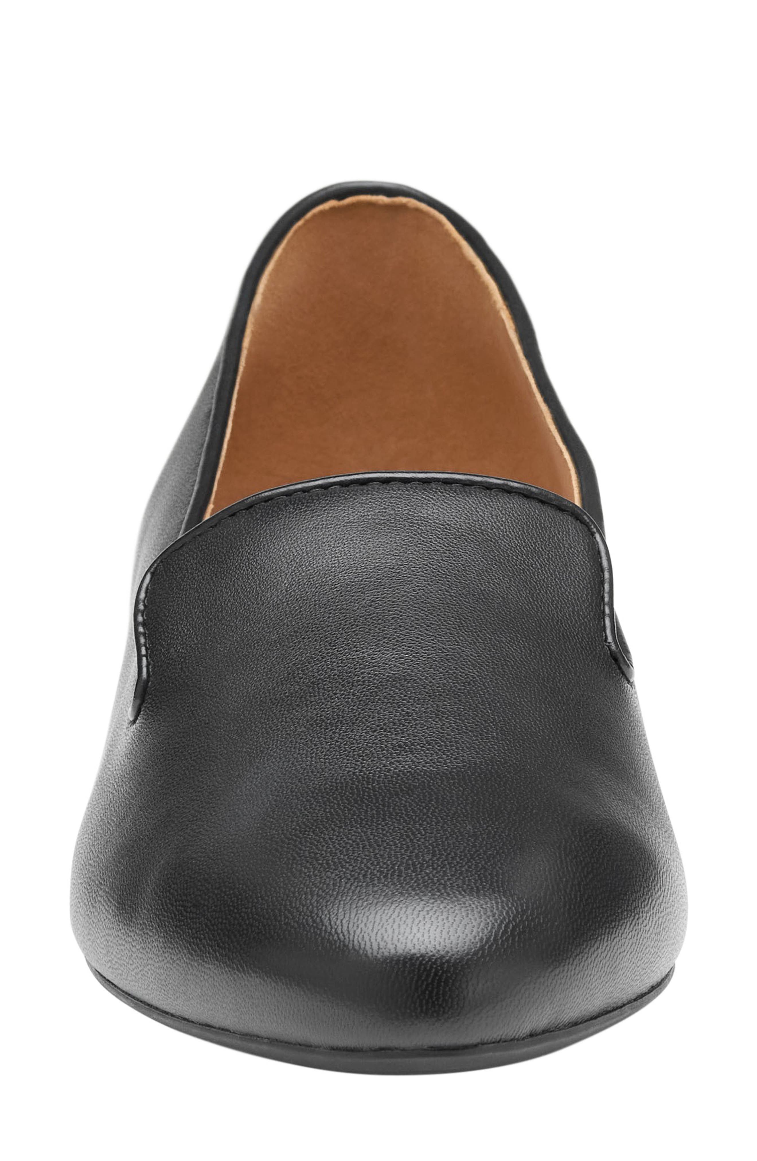 Delanie Loafer, Alternate, color, BLACK GLOVE LEATHER