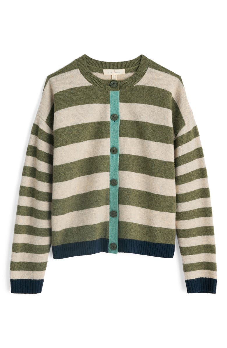 Seasalt Cornwall Pinwell Stripe Lambswool Blend Cardigan, Alternate, color, 