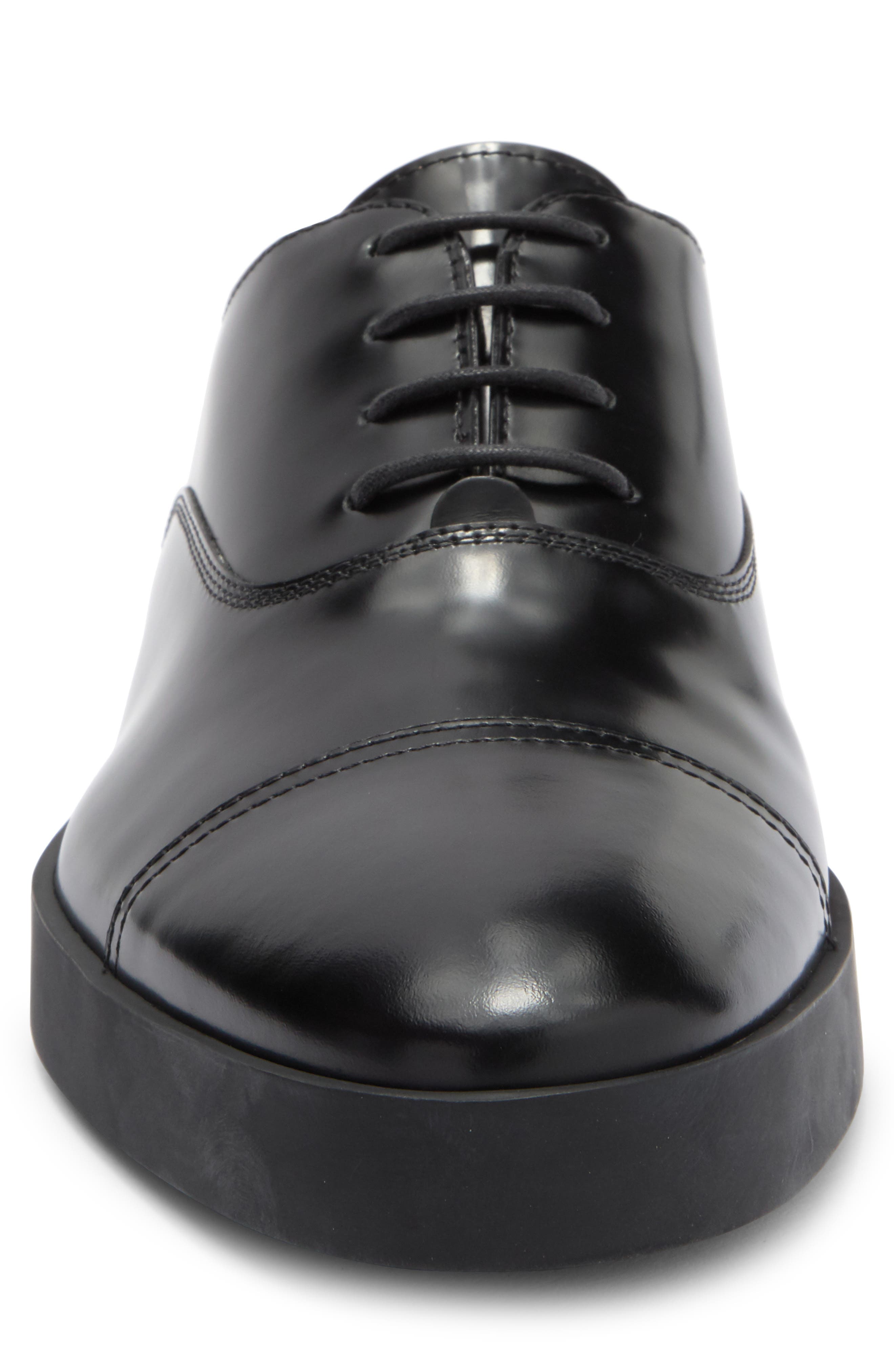 Santoni Behemoth Cap Toe Oxford Sneaker, Alternate, color, 