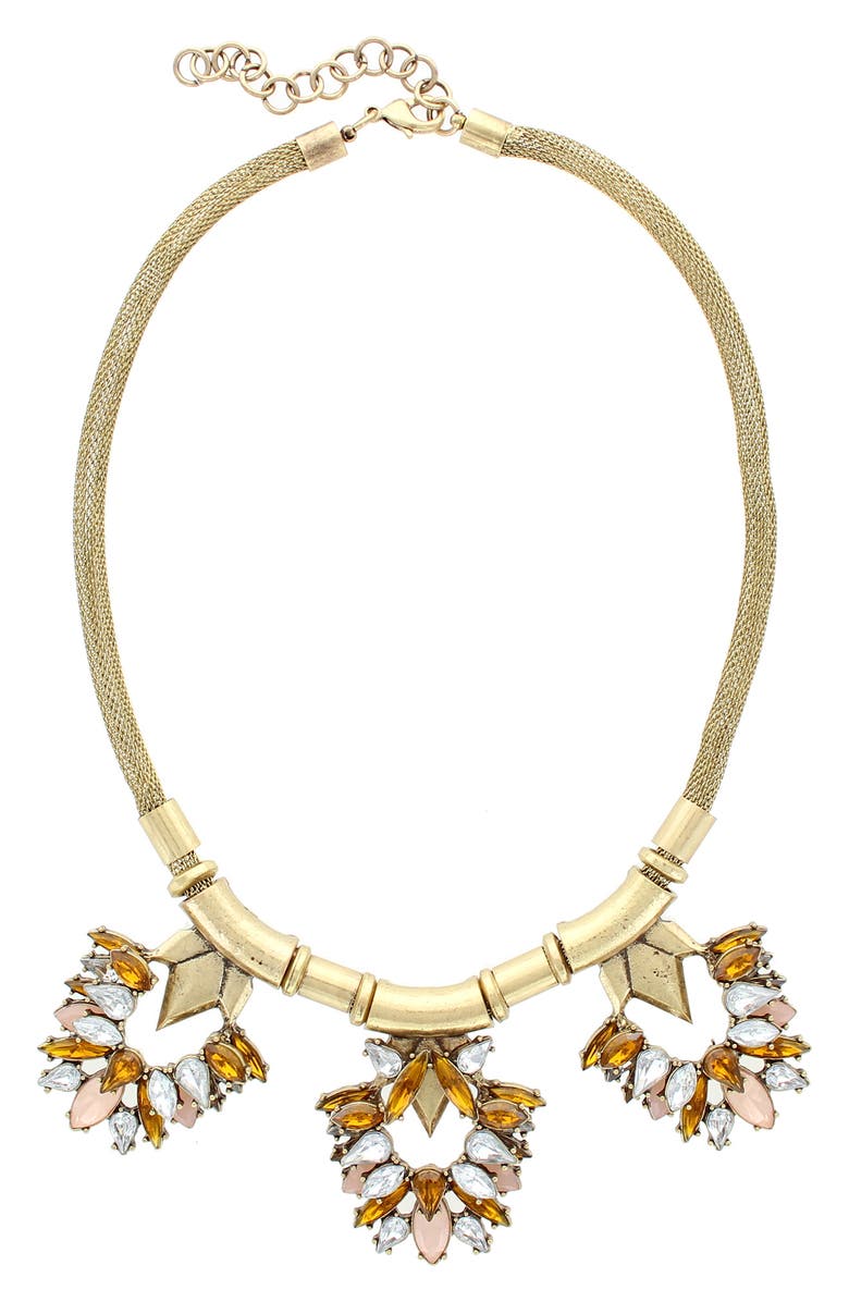 OLIVIA WELLES Lucille Crystal Statement Necklace, Alternate, color, 