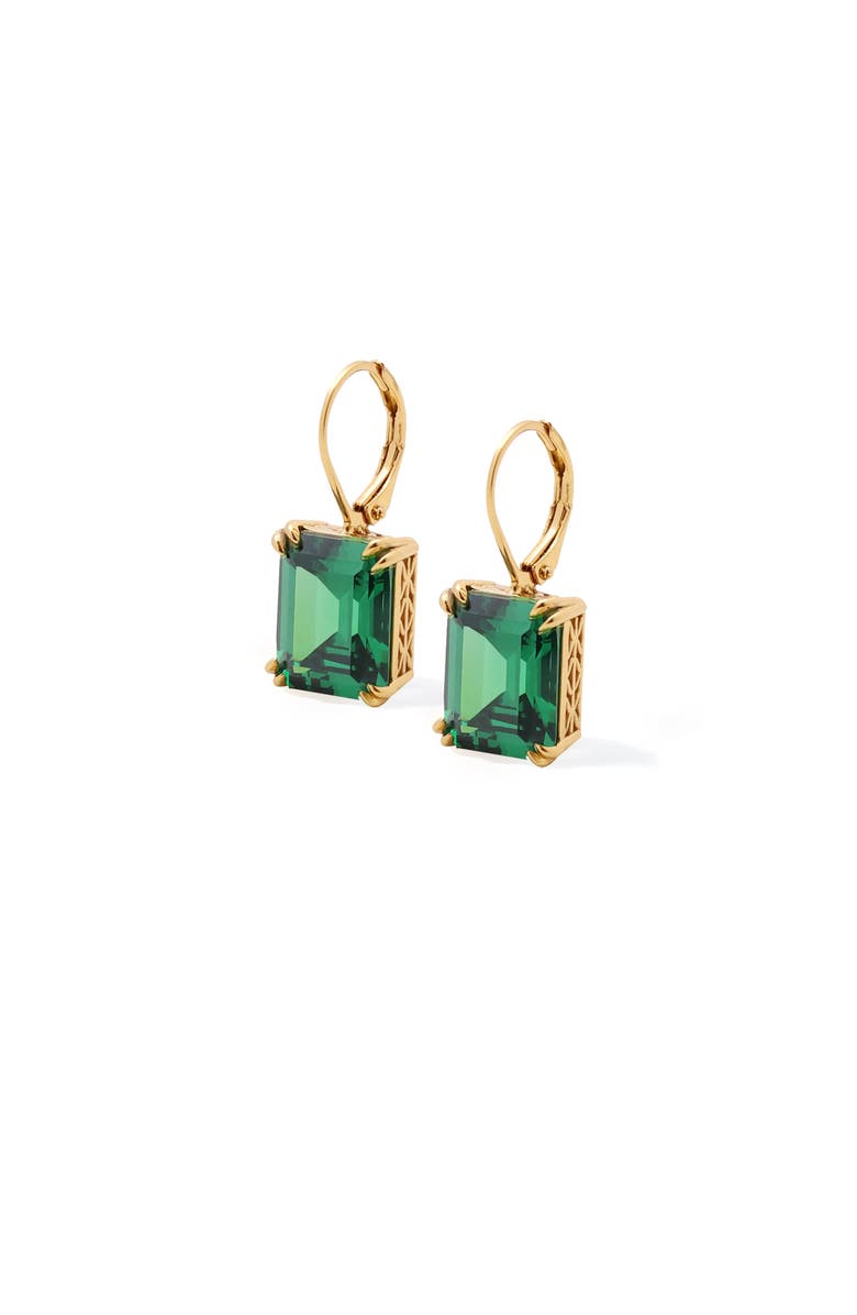 RC RETRO CHIC Lime Glow Earrings, Main, color, Green & Gold