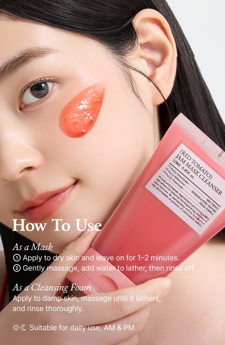 Fully Red Tomato Jam Mask Cleanser, Alternate, color, 