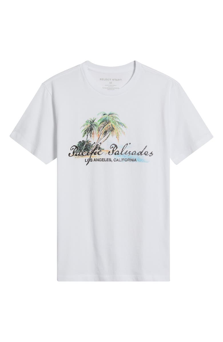 The Forecast Agency Pacific Palisades Cotton Graphic T-Shirt, Alternate, color, White