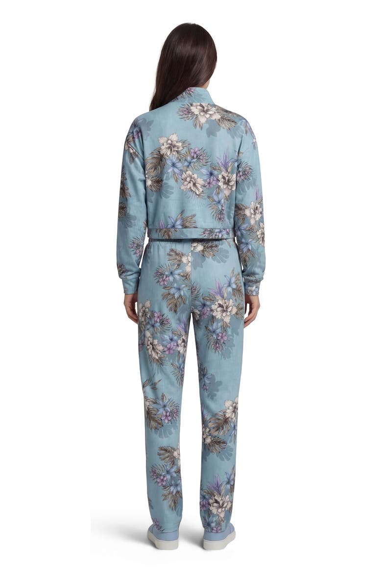 Exotic Floral Womens Wide Leg  Lounge Pant, Alternate, color, EXOTIC FLORAL TEAL