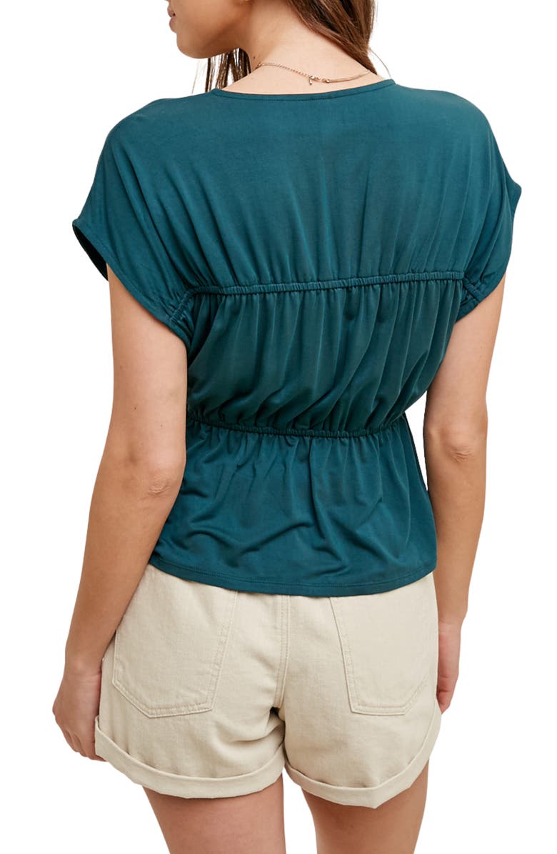 WISHLIST Dolman Sleeve Modal Blend Top, Alternate, color, Teal Green
