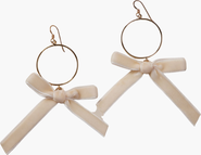 Nickel & Suede Claras Statement Earrings