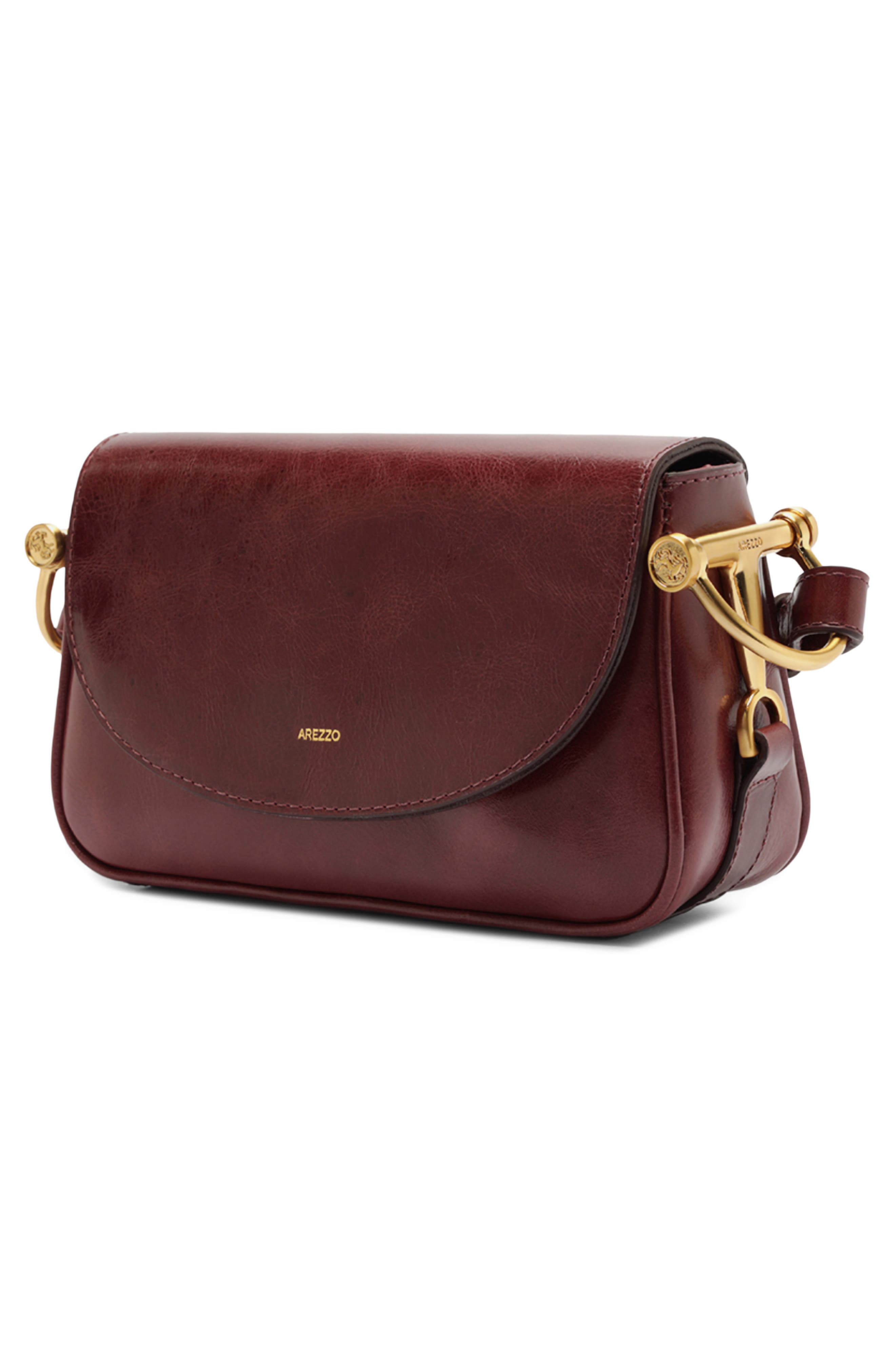 Cora Small Leather Crossbody Bag, Alternate, color, FRESH RUBY