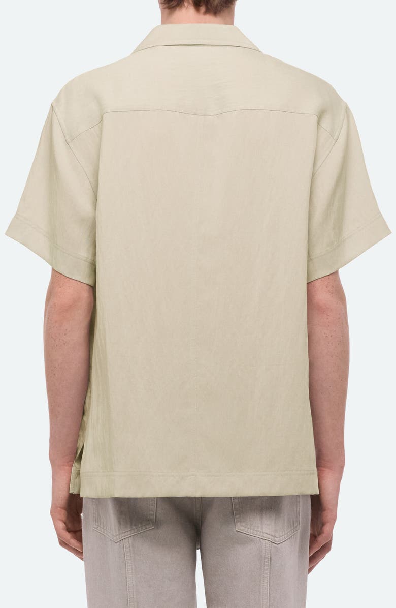Helmut Lang Solid Camp Shirt, Alternate, color, 