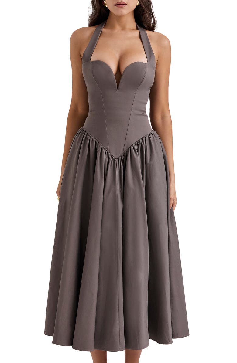 HOUSE OF CB A-Line Halter Dress, Alternate, color,