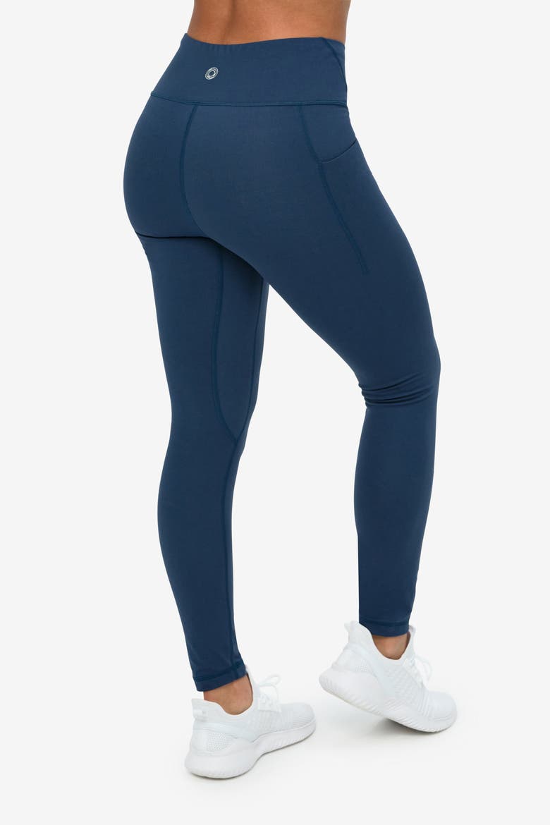 Women's Compression Long Leggings, Alternate, color, Midnight Blue