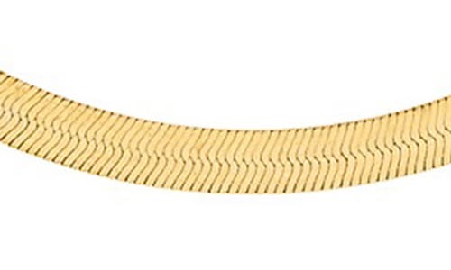 Fzn 10k Yellow Gold Snake Chain Necklace In Yellow