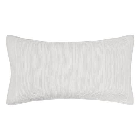 20" x 36" Nunzia Oyster Bedding Premium Cotton King Pillow Sham