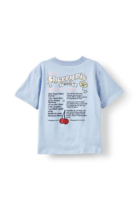 Kid's Poppy Oversize Graphic Print Tee