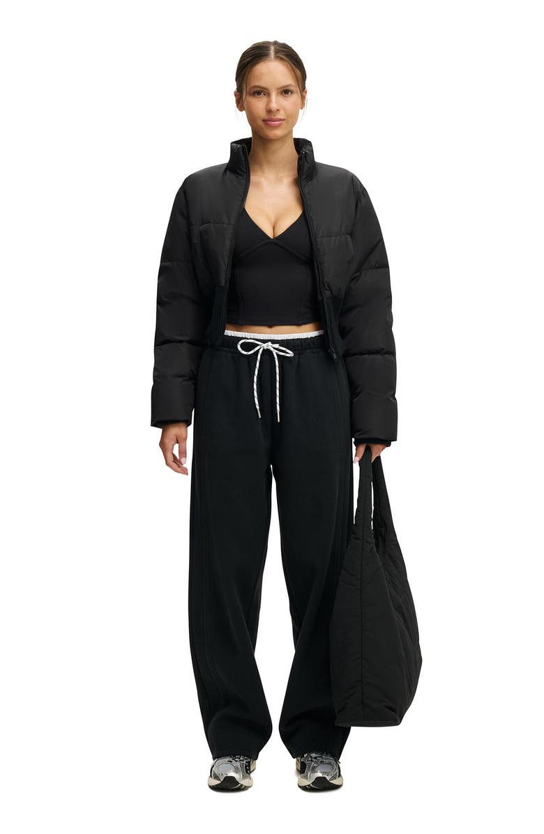 COTTON ON BODY Women's Active The Mother Puffer Contour Jacket, Alternate, color, Black