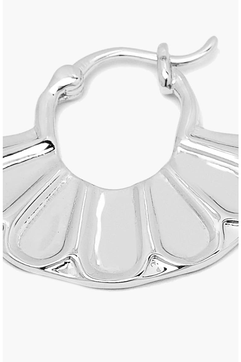 Tali Hoops in Silver, Alternate, color, Silver