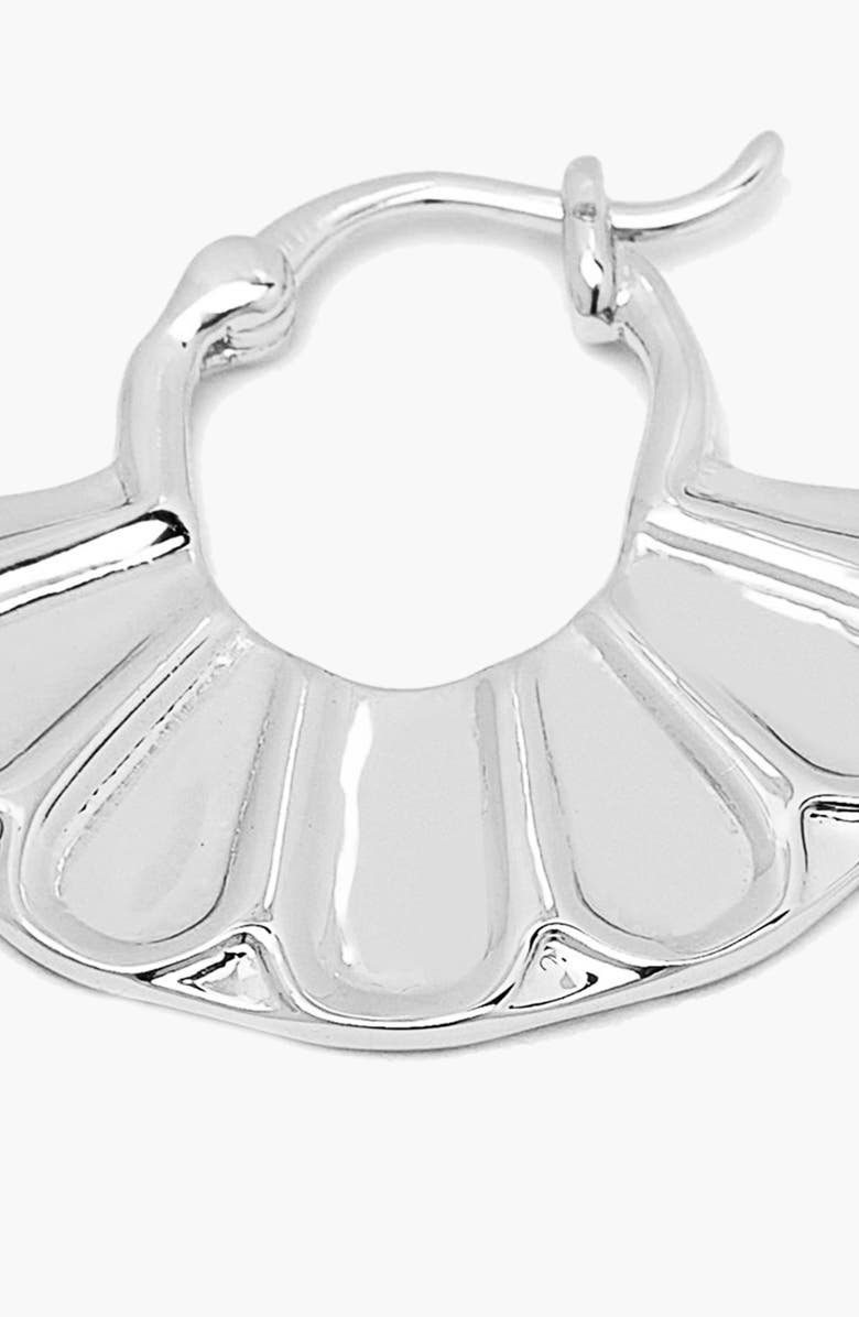 YOJ Tali Hoops in Silver, Alternate, color, Silver