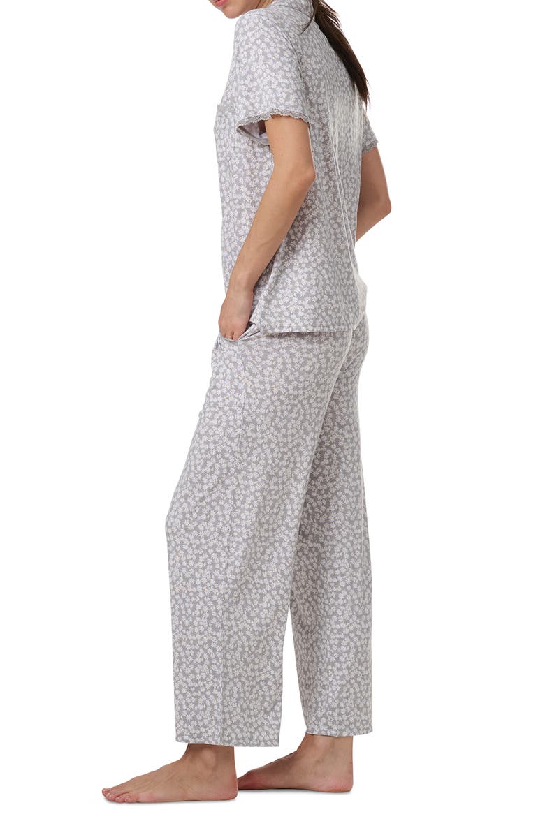Splendid Notch Collar Pajamas, Alternate, color, Daisy Pop Toss