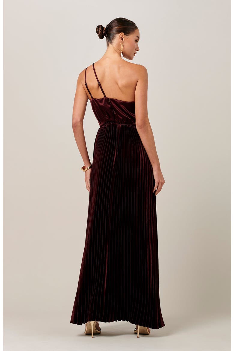 Trixie Maxi Dress, Alternate, color, Burgundy