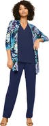 Roaman's Ultrasmooth® Fabric Long Sleeve Cardigan