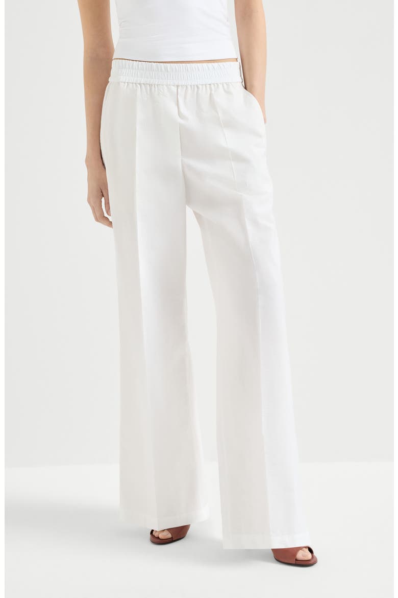 Loose Track trousers, Main, color, White