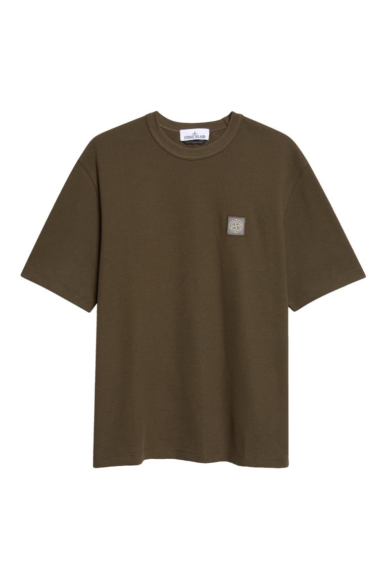 Compass Logo Patch Short Sleeve T-Shirt, Main, color, V0078 COAL GREY