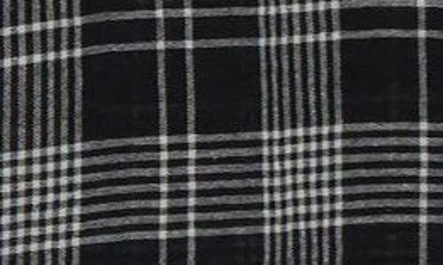 Stockholm Surfboard Club Jerry Plaid Short Sleeve Button-up Shirt In Black Check