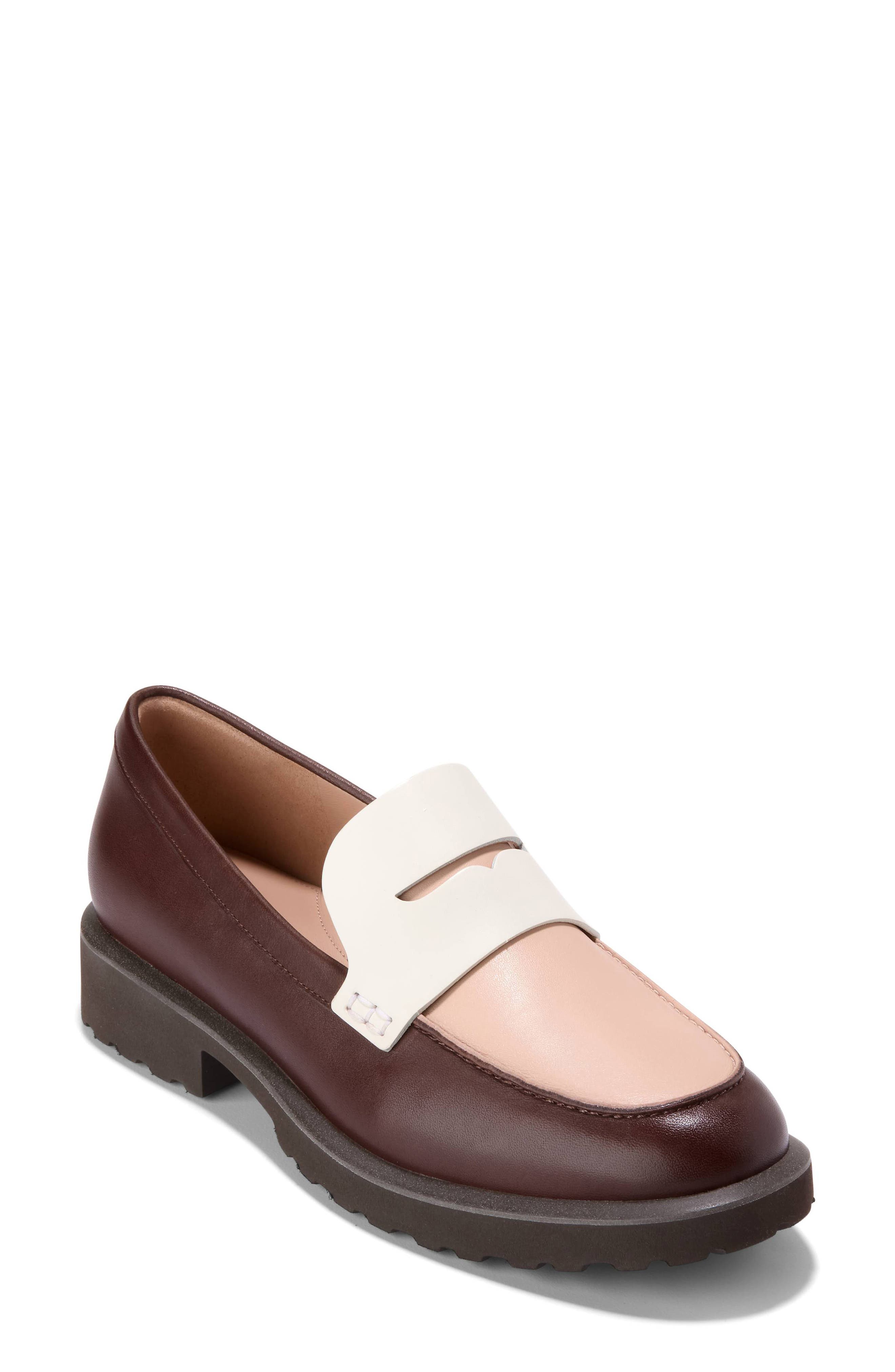 Geneva Platform Penny Loafer, Main, color, MADIERA